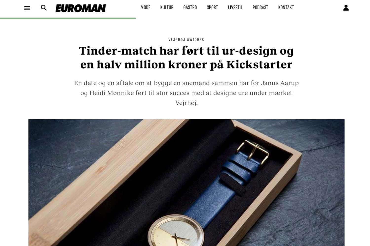 VEJRHØJ & EUROMAN