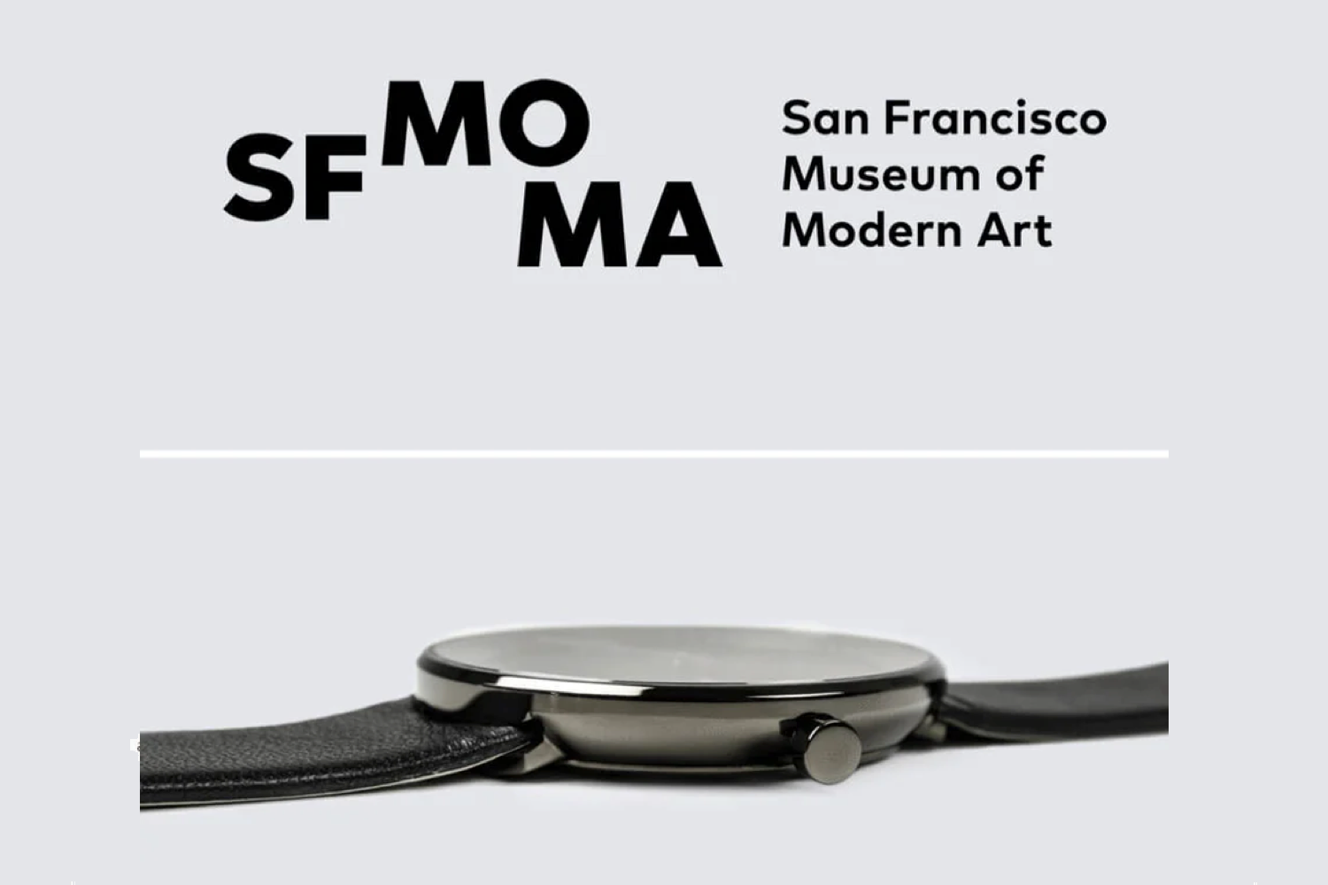 SFMOMA x VEJRHØJ ure