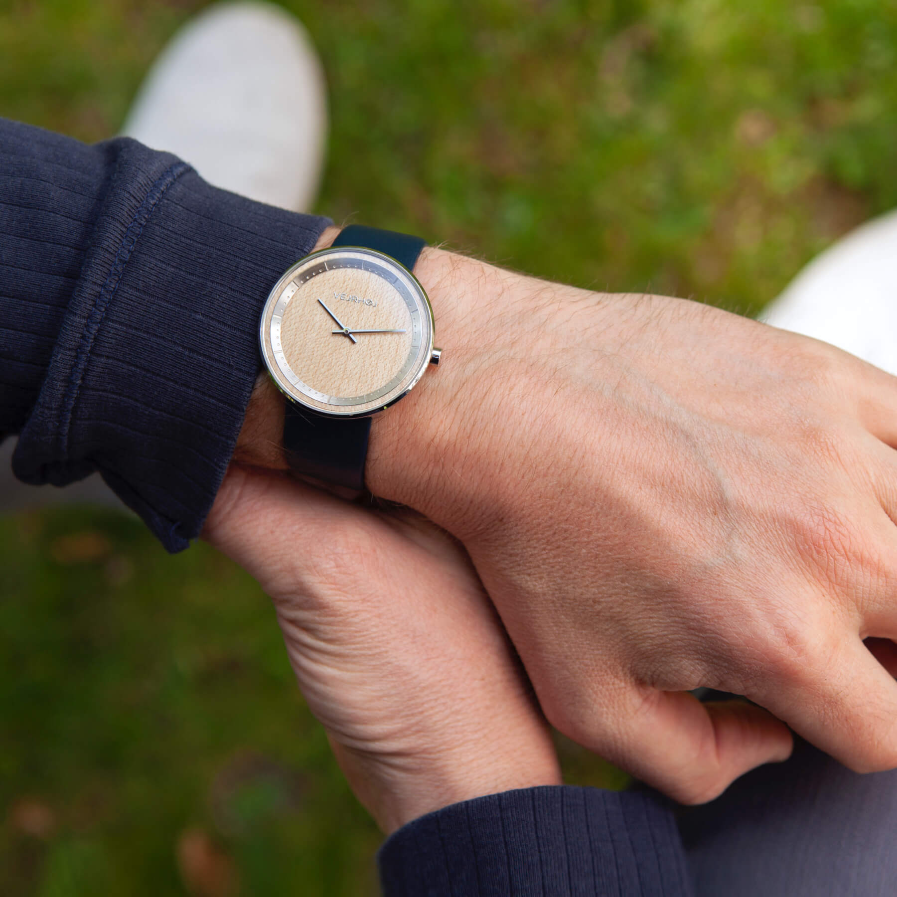 Men's maple wooden watch 